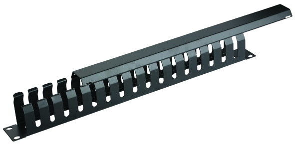 Υψηλής απόδοσης 1U Rack Mount Διοίκηση καλωδίων, Διοίκηση καλωδίων ενισχυτή με κάλυψη YH4040