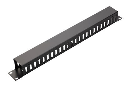 Υψηλής απόδοσης 1U Rack Mount Διοίκηση καλωδίων, Διοίκηση καλωδίων ενισχυτή με κάλυψη YH4040