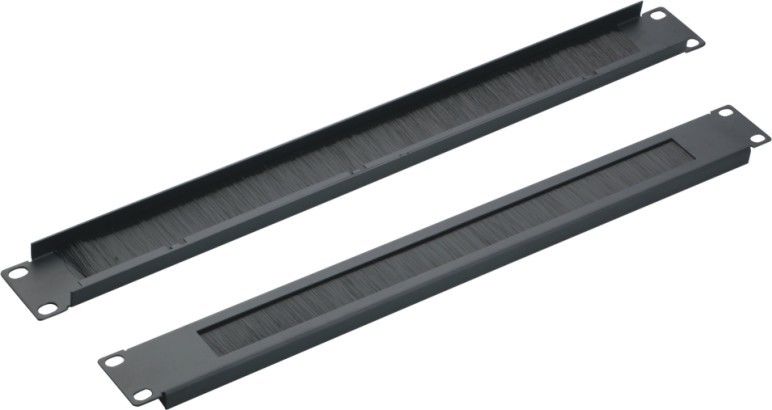 OEM ODM 1u Διαχείριση καλωδίων δικτύου SPCC Υλικό με πινέλο, χωρίς μεταλλικό δακτύλιο YH4046